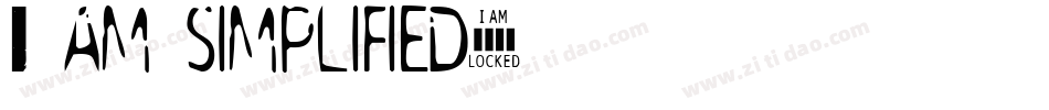 I am simplified字体转换